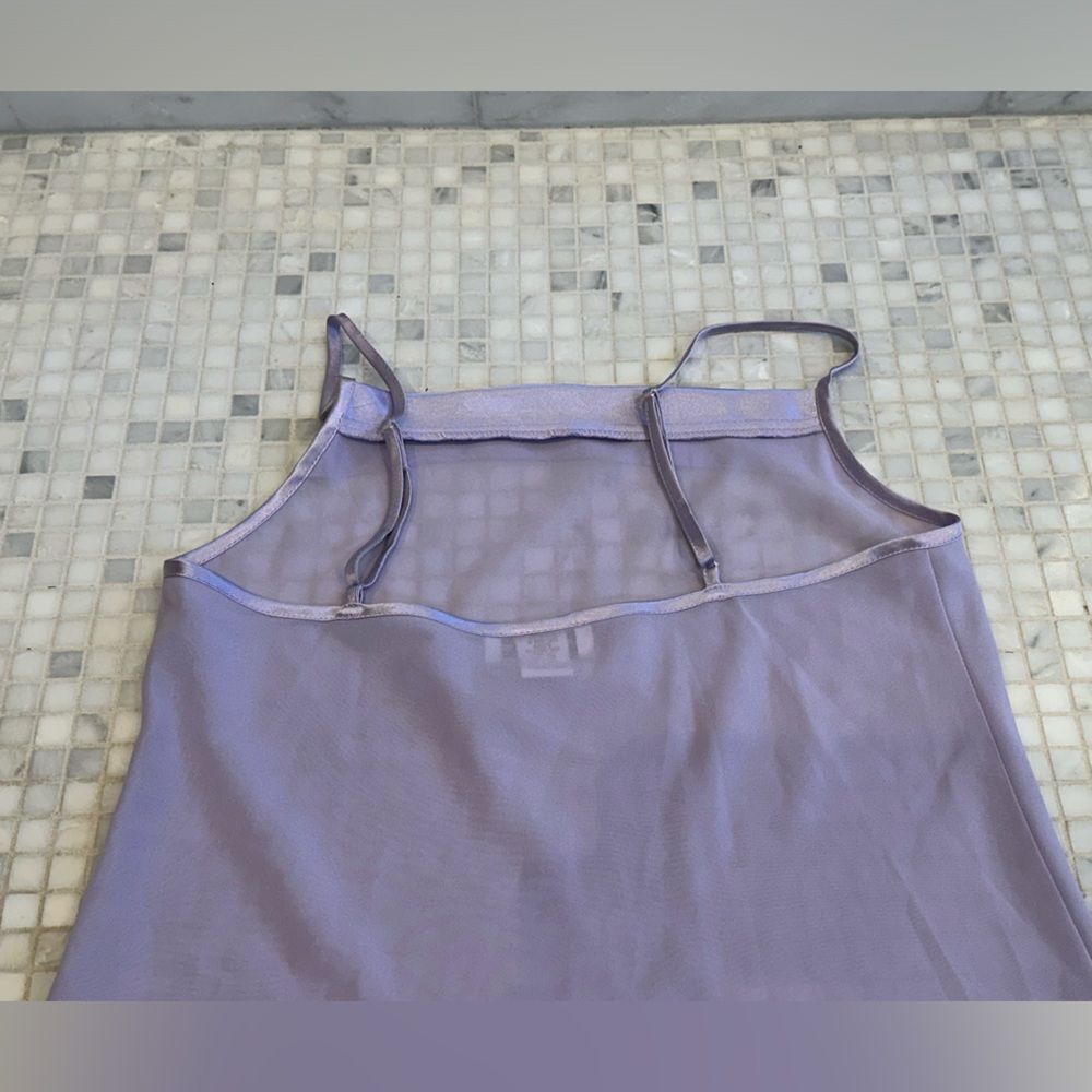 Jones New York Purple Slip Lingerie with Satin Detailing - Picture 4 of 5